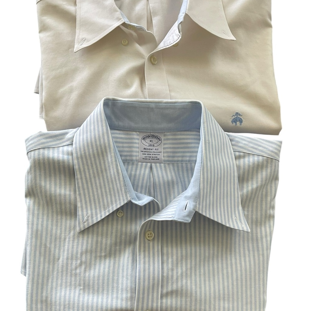Brooks Brothers Regent Fit Dress Shirts Size XL lot of 2